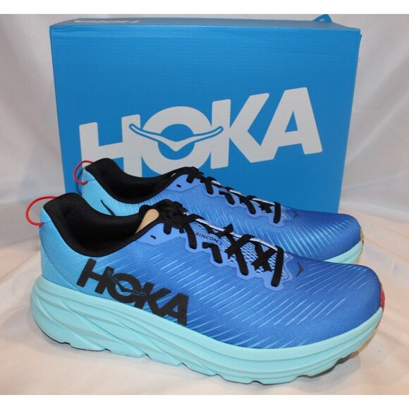 NIB Hoka One One Men\'s RINCON 3 VSW BLUE‎ GREEN NIB